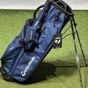 TaylorMade Golf Flextech Stand Carry Bag 4-Way Divider Color: Navy
