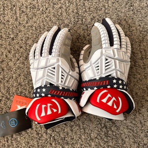 Warrior EVO V Lacrosse Gloves Extra Large (New)