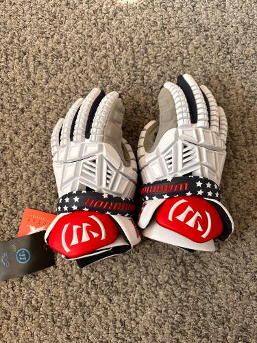 Warrior EVO V Lacrosse Gloves Extra Large (New)