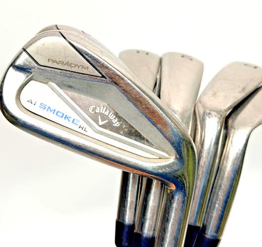 Callaway Ai Smoke HL Irons 6-AW Elevate 85 MPH Regular Steel Shafts