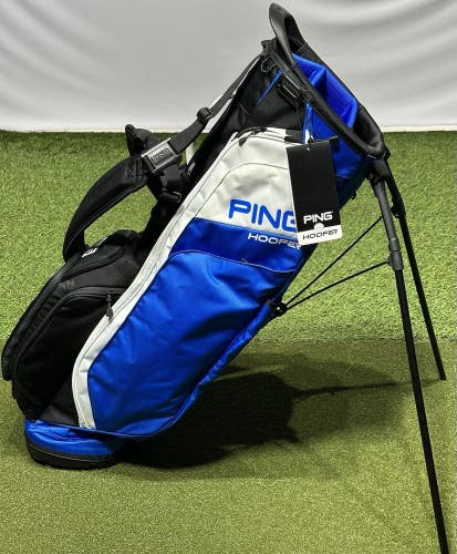 PING Hoofer 231 Golf Stand Carry Bag 5-Way Divider Color: Royal/Black/White New!
