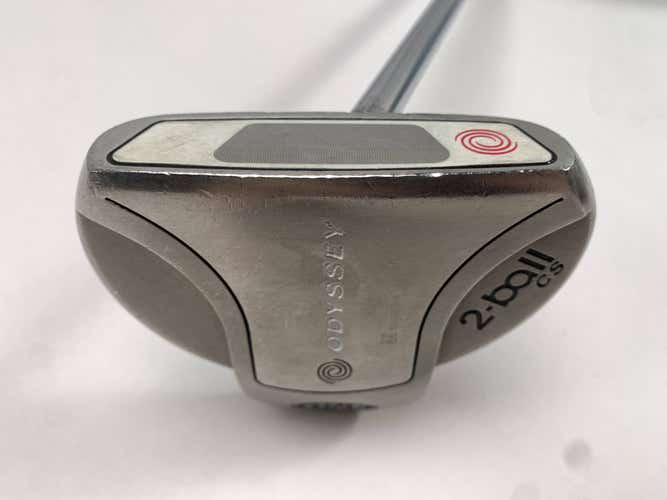 Odyssey White Steel 2-Ball Center Shaft Putter 33" Mens RH