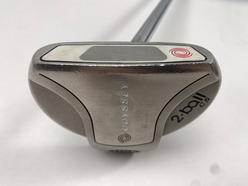 Odyssey White Steel 2-Ball Center Shaft Putter 33" Mens RH