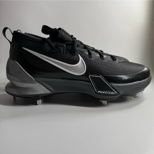 Nike Men’s 7 Force Zoom Trout 9 Elite Baseball Cleats Black/Silver FB2906-003