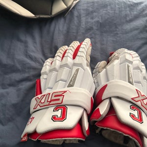 Cornell Men’s Lacrosse Team Issued STX Gloves (Used)
