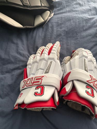 Cornell Men’s Lacrosse Team Issued STX Gloves (Used)