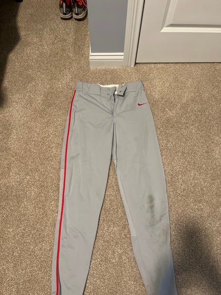 Gray Men's Small Adult Nike Game Pants (Used)