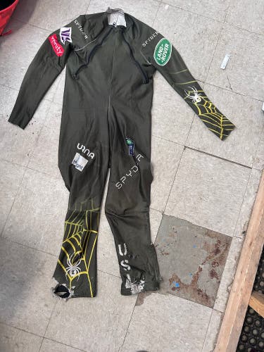 Unisex Large Spyder U.S. Ski Team Ski Suit (Used) FIS Legal