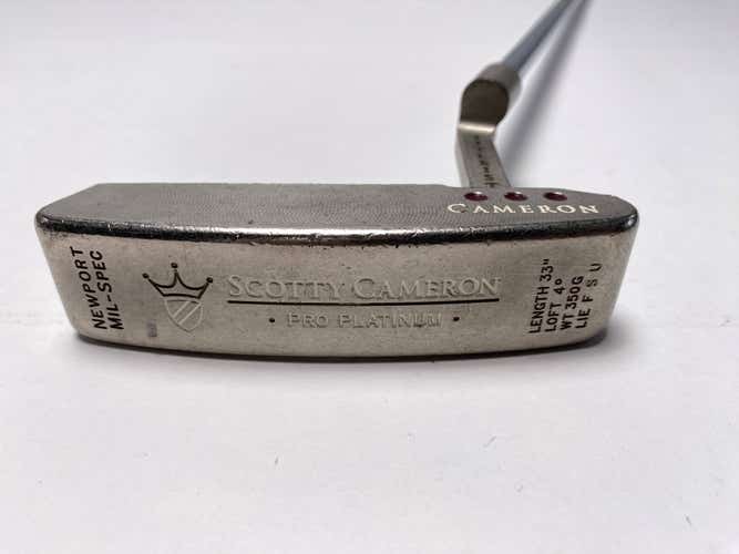 Scotty Cameron Pro Platinum Newport Mil-Spec Putter 33" Mens RH