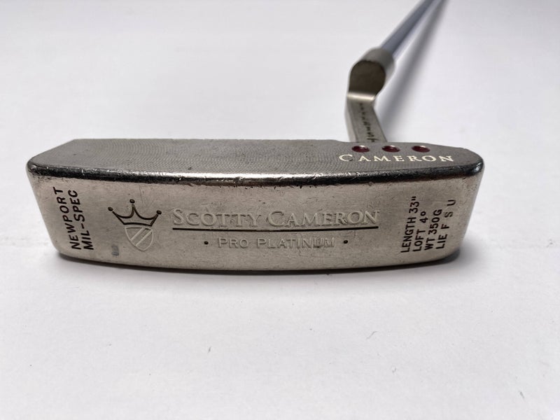 Scotty Cameron Pro Platinum Newport Mil-Spec Putter 33" Mens RH