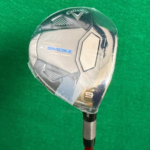 NEW Callaway Ai Smoke Max Fast 25 Fairway Wood 9 Denali 5.5 Regular w/ HC