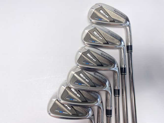 TaylorMade SIM2 MAX Iron Set 6-PW+GW UST Mamiya Recoil ESX 460 F2 Senior RH