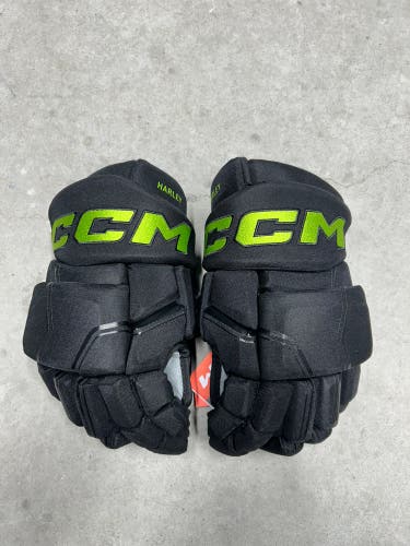 14” CCM HGQL Dallas Stars Thomas Harley Pro Hockey Gloves (New)