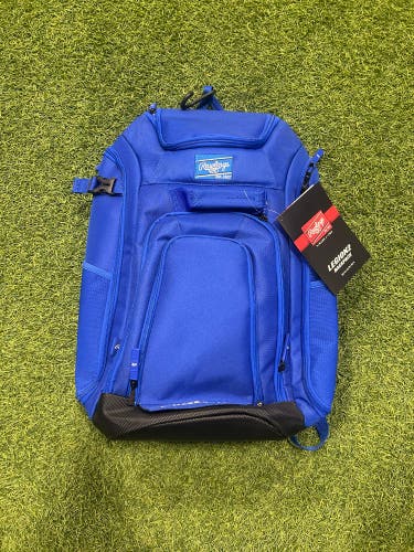 Rawlings Legion 2 Backpack Equipment Bag Blue (New)