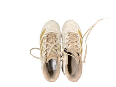 Used Adidas ADIZERO BB/SB Cleats White Junior 01.5 11846-S000099510