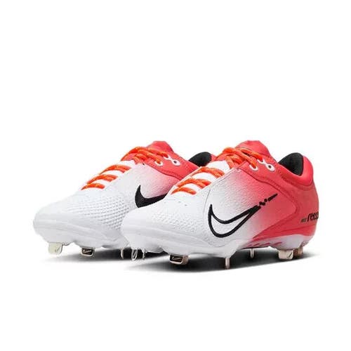 Nike Hyperdiamond 4 Elite CZ5917-600 Women's 7.5 Red White Softball Cleats RG021