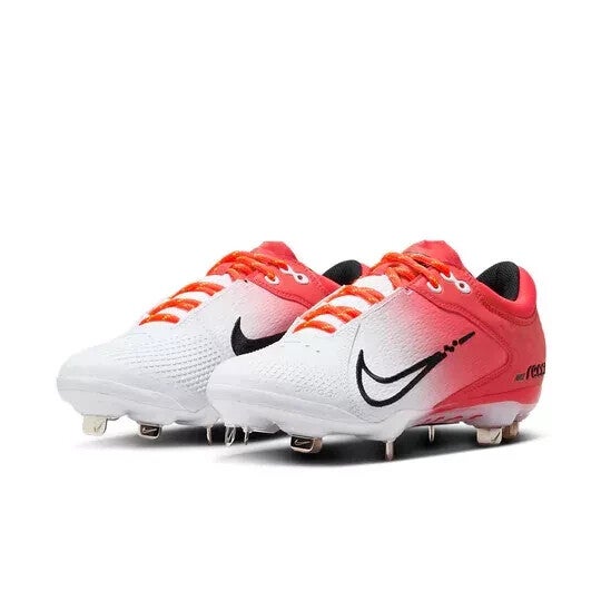 Nike Hyperdiamond 4 Elite CZ5917-600 Women's 7.5 Red White Softball Cleats RG021