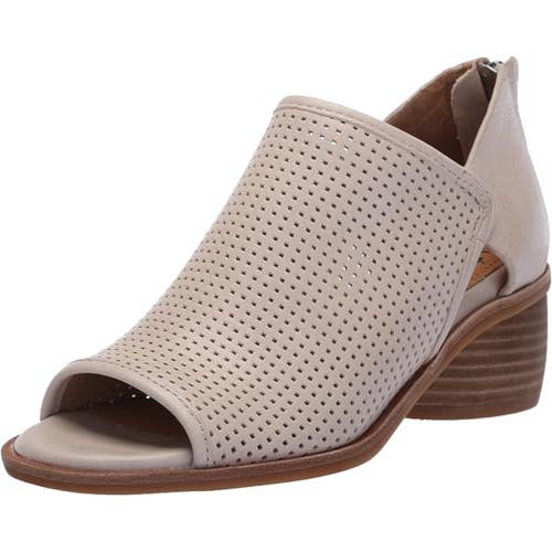 Sofft Carleigh Womens 9.5 Gray Leather Cutout Block Heel Peep Toe Shootie RG068