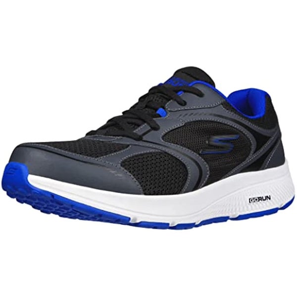 Skechers GOrun Consistent - Specie 220371-BKBL Men's 7 Black Running Shoes RG063
