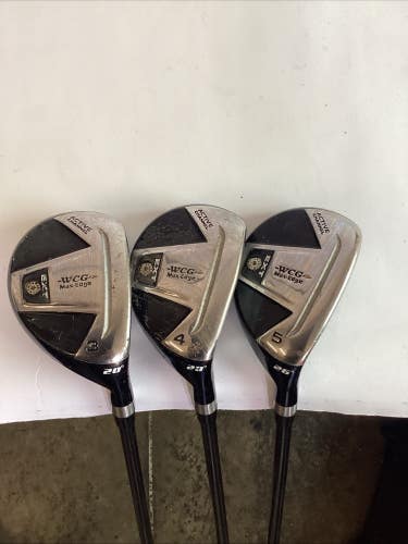 Warrior WCG Max Edge Hybrids Set 3-4-5 With Regular Graphite Shafts