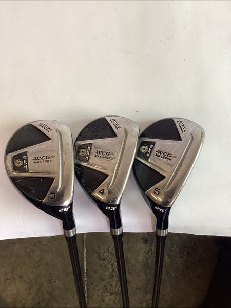 Warrior WCG Max Edge Hybrids Set 3-4-5 With Regular Graphite Shafts