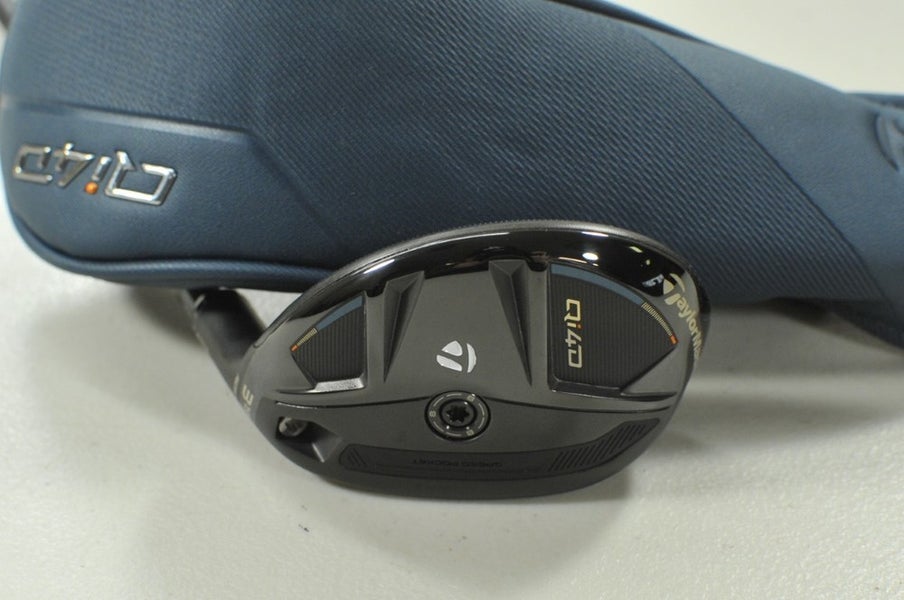 TaylorMade Qi4D Rescue 3-19* Hybrid Stiff Flex RH KBS REAX 75g Graphite # 209780