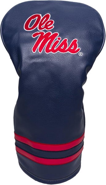 Team Golf Vintage Single Driver Headcover (Ole Miss Rebels) Oversized NEW