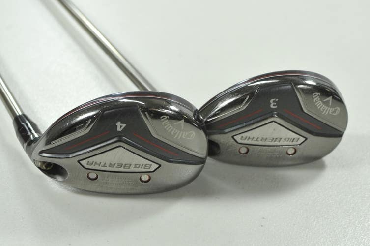 Callaway Big Bertha 2019 3 and 4 Hybrid Set Senior Flex Right Graphite # 209765