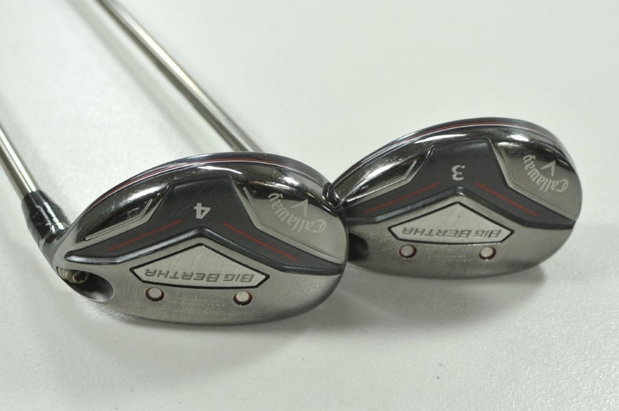 Callaway Big Bertha 2019 3 and 4 Hybrid Set Senior Flex Right Graphite # 209765
