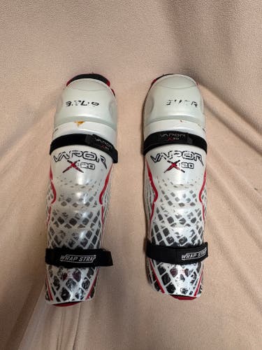 Senior Bauer Vapor X20 15" Shin Pads Pro Stock (Used)