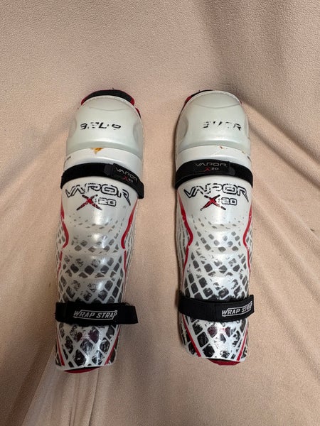 Senior Bauer Vapor X20 15" Shin Pads Pro Stock (Used)