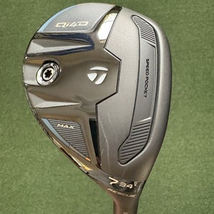 New Taylor Made Qi4D 7 Max Rescue 34 Deg Reax Reg Flex 50 Gram