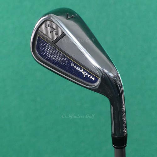 Callaway Paradym Single 7 Iron Project X HZRDUS GEN 4 65g 5.5 Graphite Regular