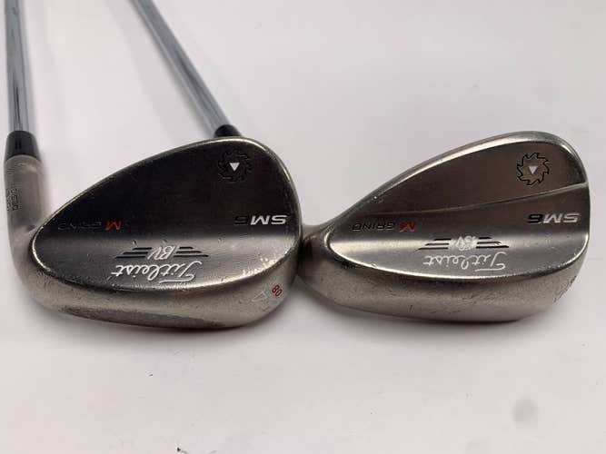 Titleist Vokey SM6 Steel Grey Wedge Set 54* 8 | 58* 8 Wedge Steel Mens RH