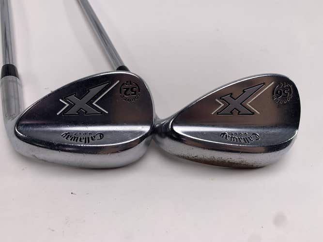 Callaway Forged Chrome Wedge Set 52* 12 | 56* 14 Wedge Steel Mens RH