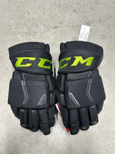 15” CCM HGQL Dallas Stars Pro Hockey Gloves (New)