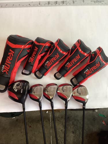 Krank Golf El Diablo Woods Set Driver-3-5-7-9 Fujikura Diesel Graphite Shafts