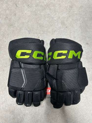 14” CCM HGQL Dallas Stars Pro Hockey Gloves (New)