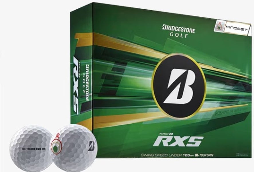 Bridgestone Tour B-RXS Mindset Golf Balls (White, 12pk) 1 Dozen 2026 NEW