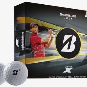 Bridgestone Tour B-X Tiger Woods Edition Golf Balls (White,12pk) 1 dz  2026 NEW