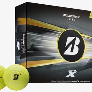 Bridgestone Tour B-X Golf Balls (Yellow, 12pk) 1 Dozen  2026 NEW