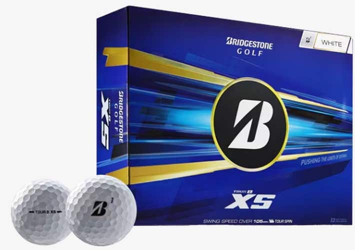 Bridgestone Tour B-XS Golf Balls (White, 12pk) 1 Dozen  2026 NEW