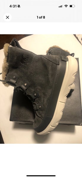 Sorel Explorer Joan Women’s 8 New $155 Retail Dark Gray