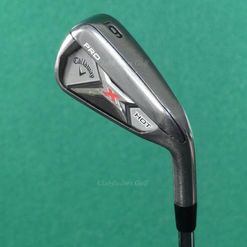 Callaway X-Hot Pro Single 6 Iron Project X 95 Flighted Rifle 5.5 Steel Firm