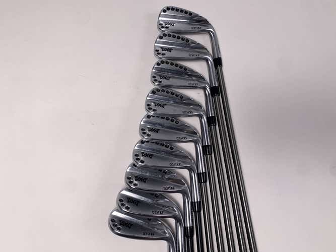 PXG 0311 XF Chrome Iron Set 5-PW+GW+SW+LW SteelFiber KBS TGI 70g Regular Mens RH