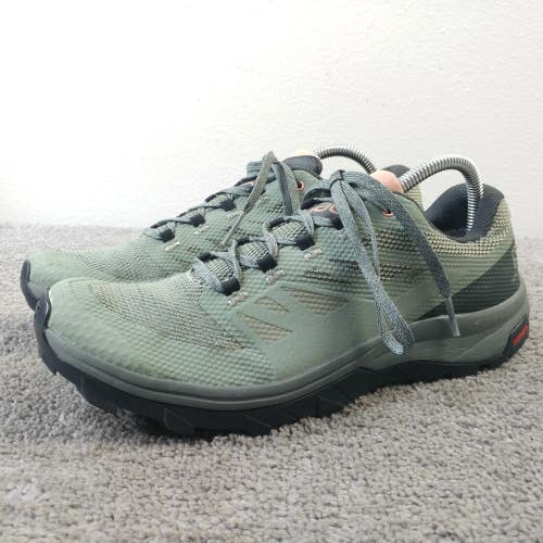 Salomon Outline GTX Hiking Shoes Womens Size 10.5 Sneakers Waterproof Green
