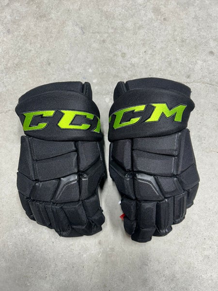 14” CCM HGQL Dallas Stars Pro Hockey Gloves (New)