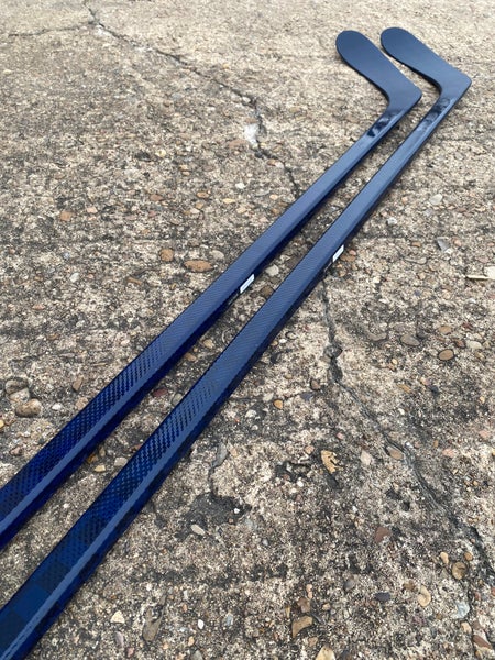 2 Pack Blue Blackout Pro Stock Hockey Stick Grip P28 Left