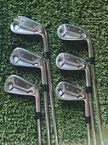 Callaway Apex TCB 2021 5-PW Dynamic Gold Stiff Flex Steel Shafts Right Handed