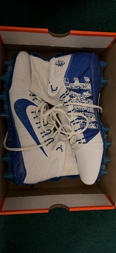 White Unisex Size M 10.0 (W 11.0) Adult Nike Alpha Huarache 7 Elite High Top (New)